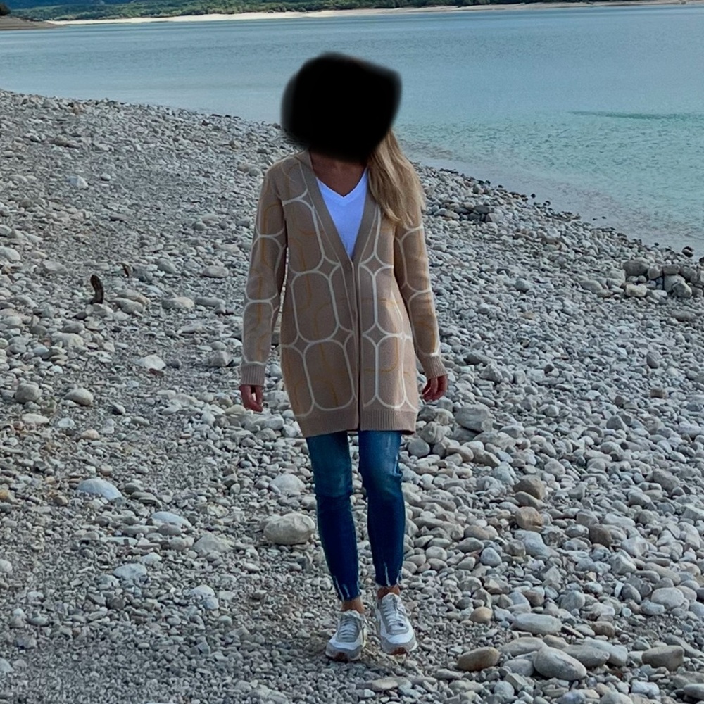 Cardigan beige yellow soft and comfy